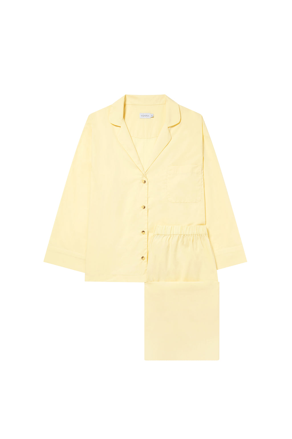 Relaxed Pale Yellow Pyjama Set