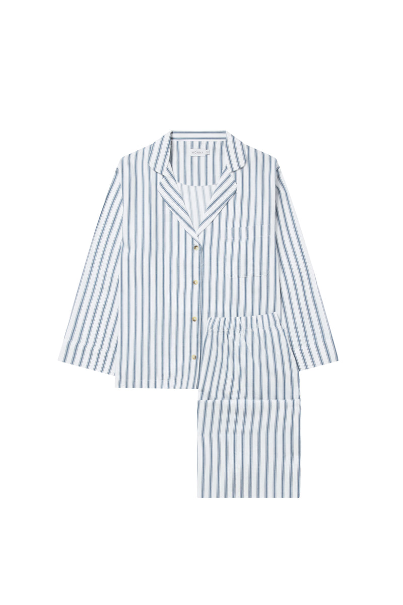 Relaxed Ticking Stripe Pyjama Set